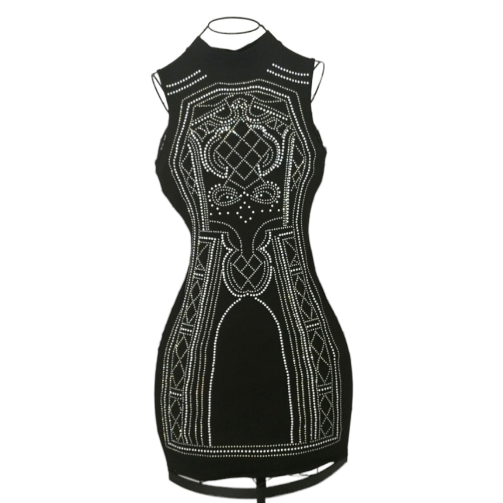 🌲🌲🌲flash sale✨Say what black bodycon dress size S